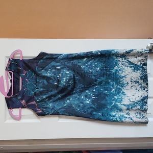 Tahari Silky Abstract dress